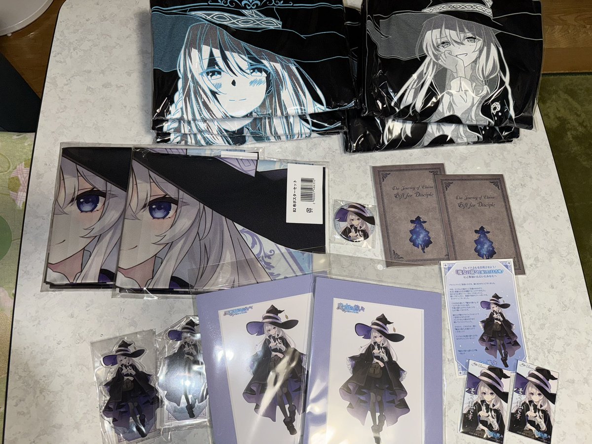 魔女の旅々 イレイナ ソレオス 刺しゅうアート 魔女の旅々 イレイナ