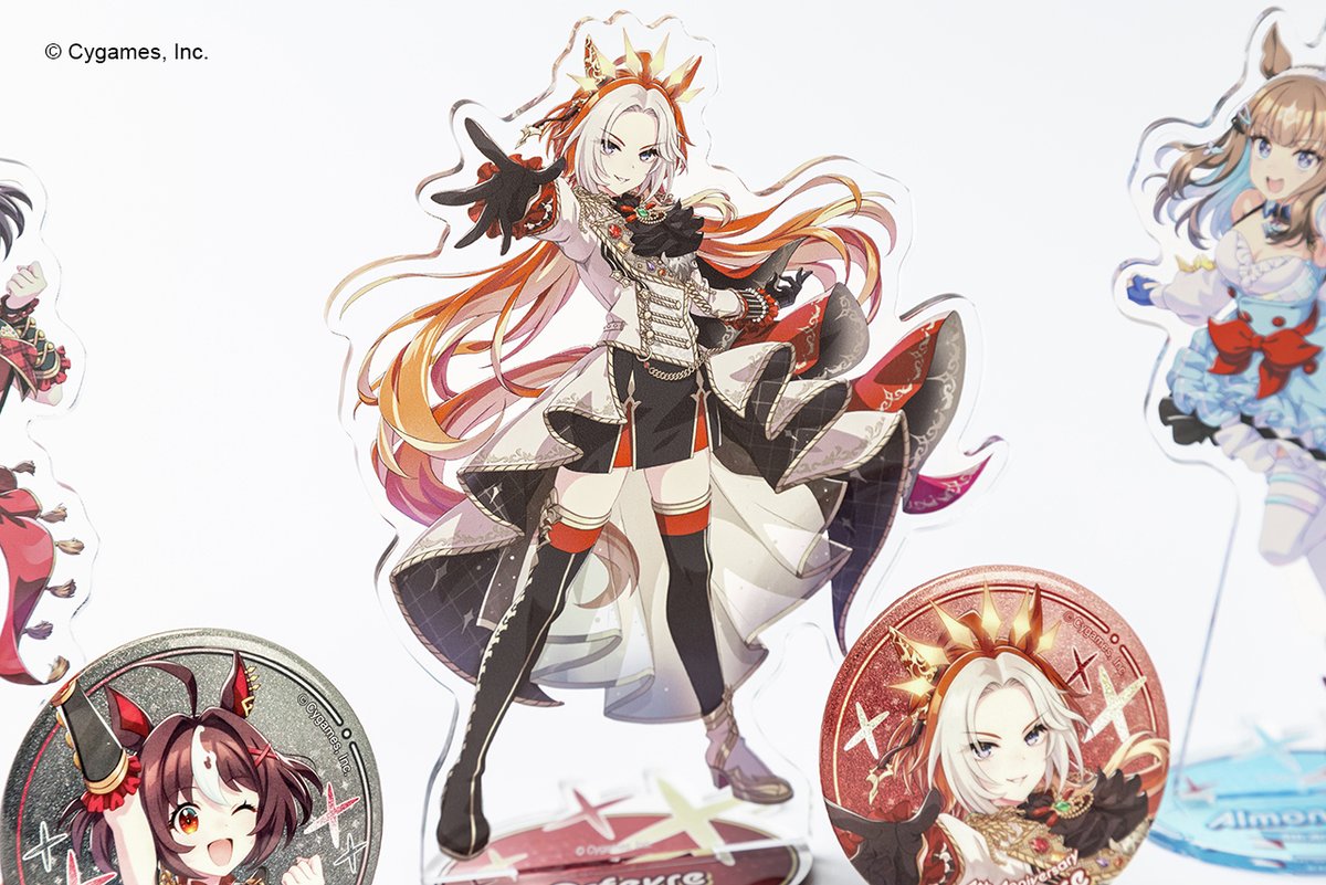 ウマ娘 アーモンドアイ グリッターバッジ 痛バ ウマ娘 公式グリッター