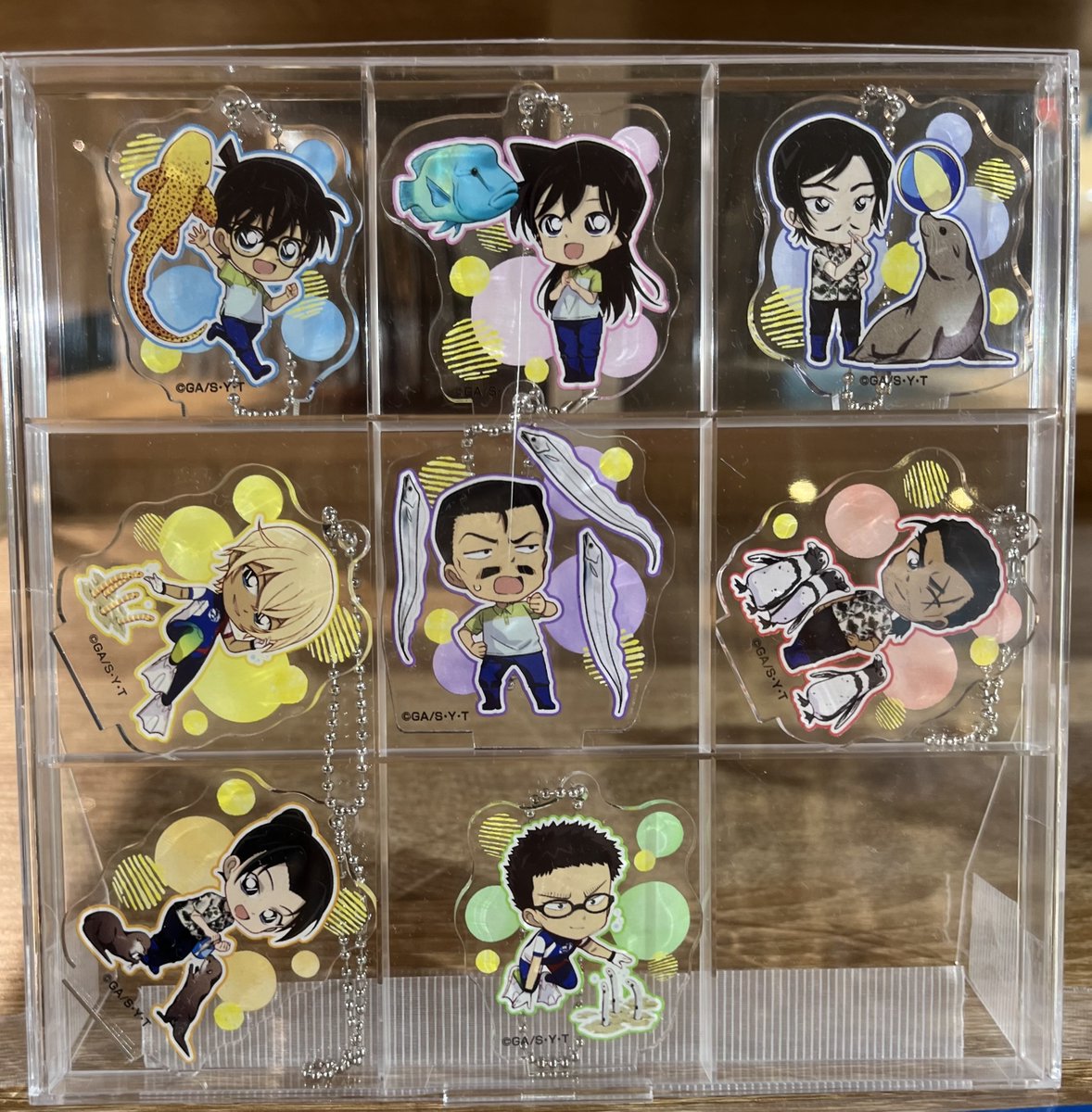 名探偵コナン サンシャイン水族館 安室透 缶バッチ アクリル