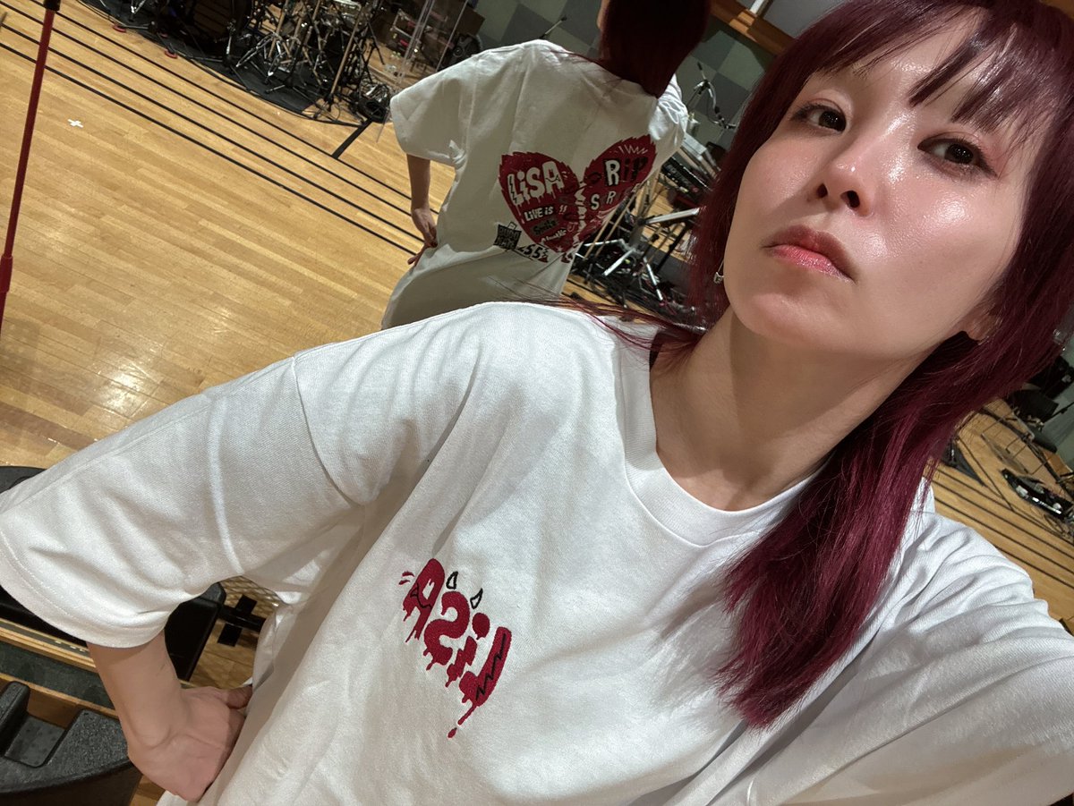 LiSA RiP SERViCE Tシャツ XL 🥂カクテルTシャツ ¥3,800 サイズ:M,L,XL