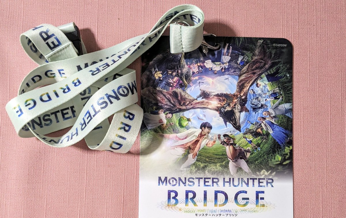 万博ストラップ（スタッフ&モンハンブリッジ）2点セット（希少品