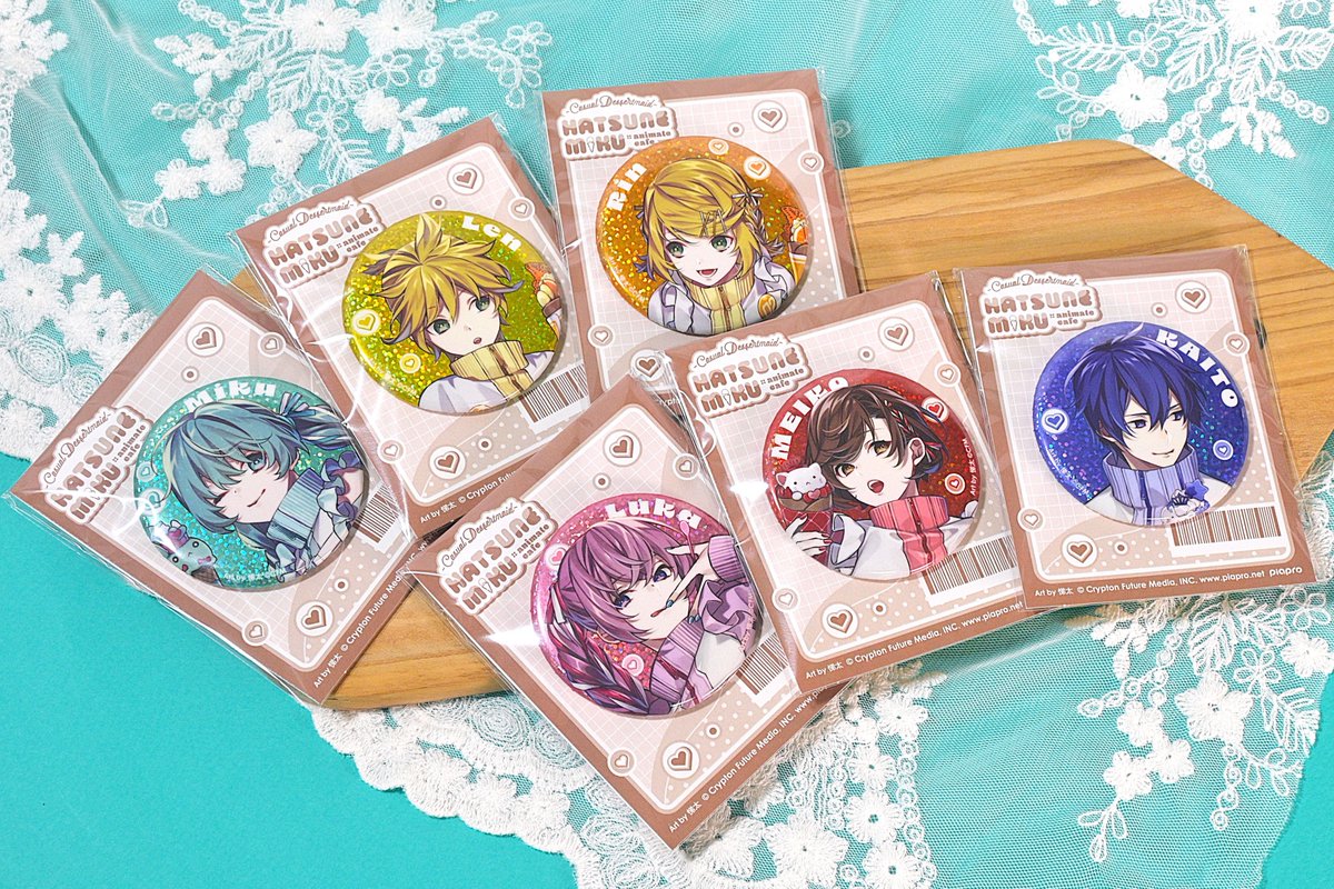 初音ミク アニメイトカフェ 缶バッジ 初音ミク アニメイトカフェ 缶