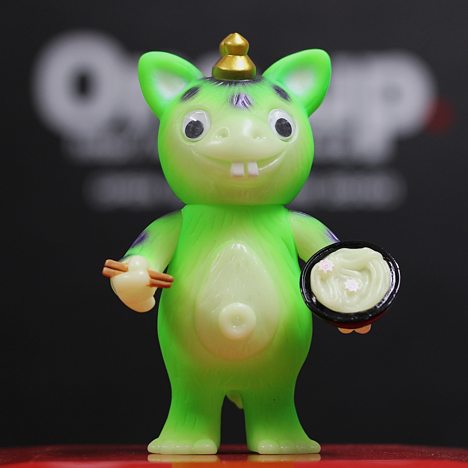 限定1 体 kamerian ヘンリー One Off(蓄光GREEN) ソフビ