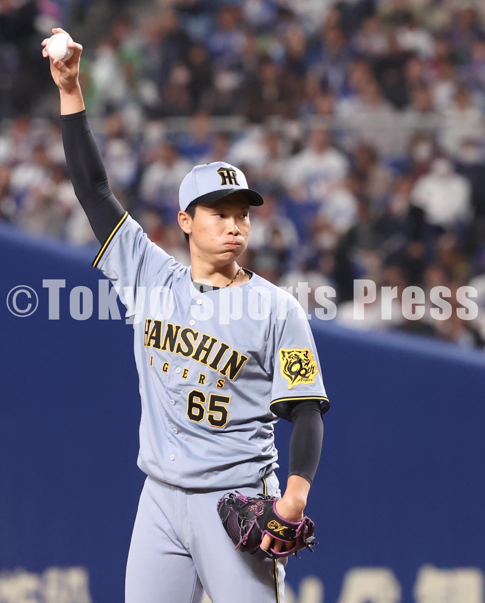 阪神タイガース 2023 ボブルヘッド湯浅選手 阪神タイガース 2023