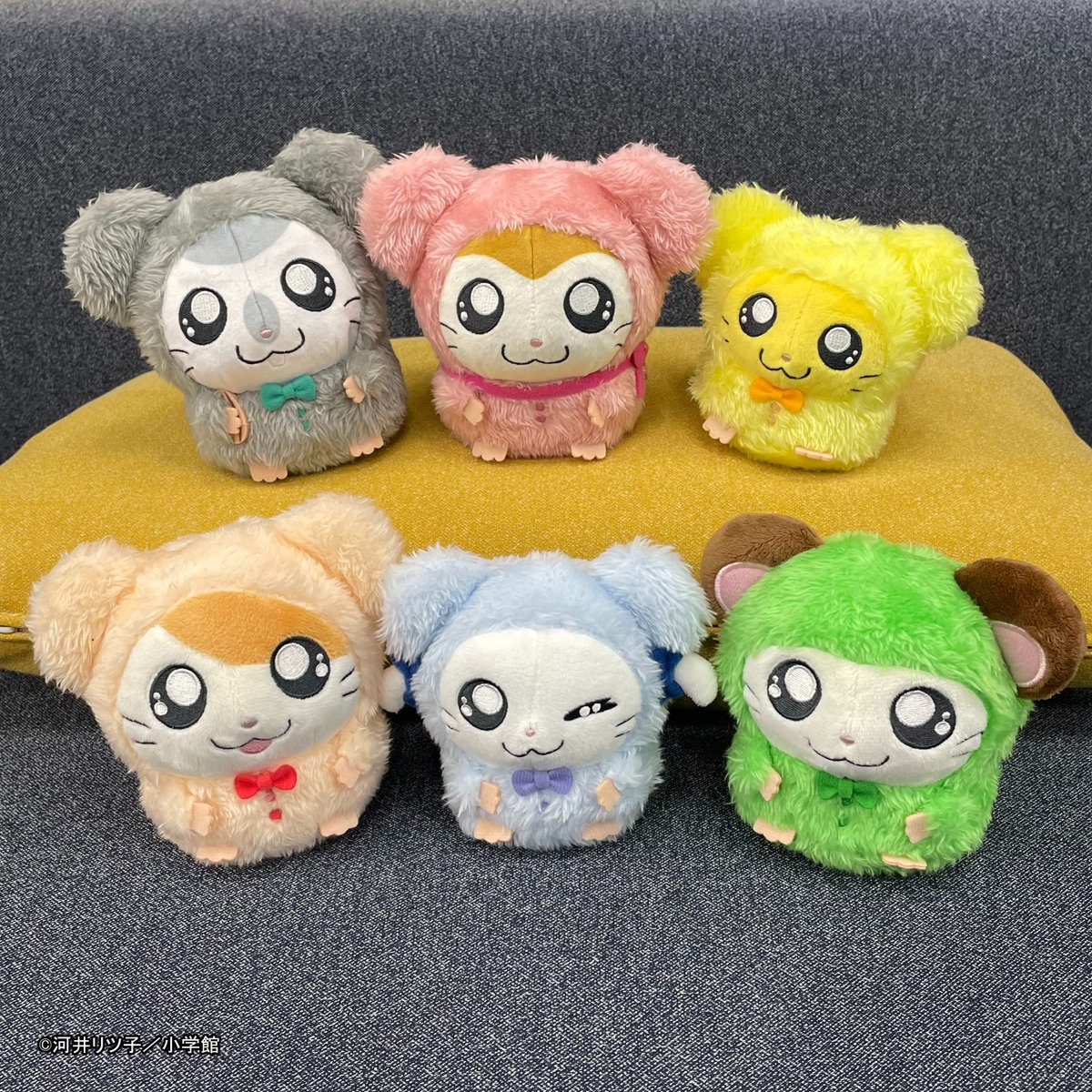 ハム太郎 マフラーちゃん＆チビ丸ちゃん お手ておつなぎ ぬいぐるみ