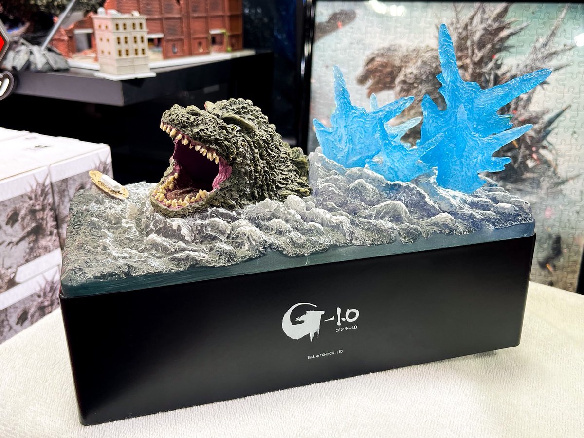 ゴジラBOXティッシュケース 『ゴジラ－1.0』海上Ver.（新品、未開封