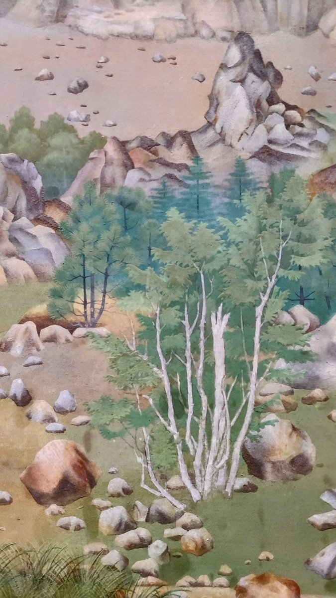 企画展 作品紹介】 福島県の名峰、磐梯山が描かれています。 1930年代