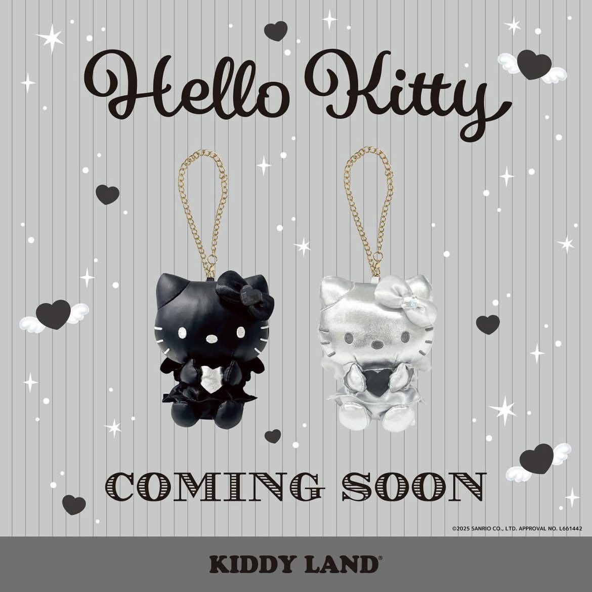 🎀新宿店 3F #サンリオ コーナー🎀 🖤🩶🤍Hello Kitty Black Angel