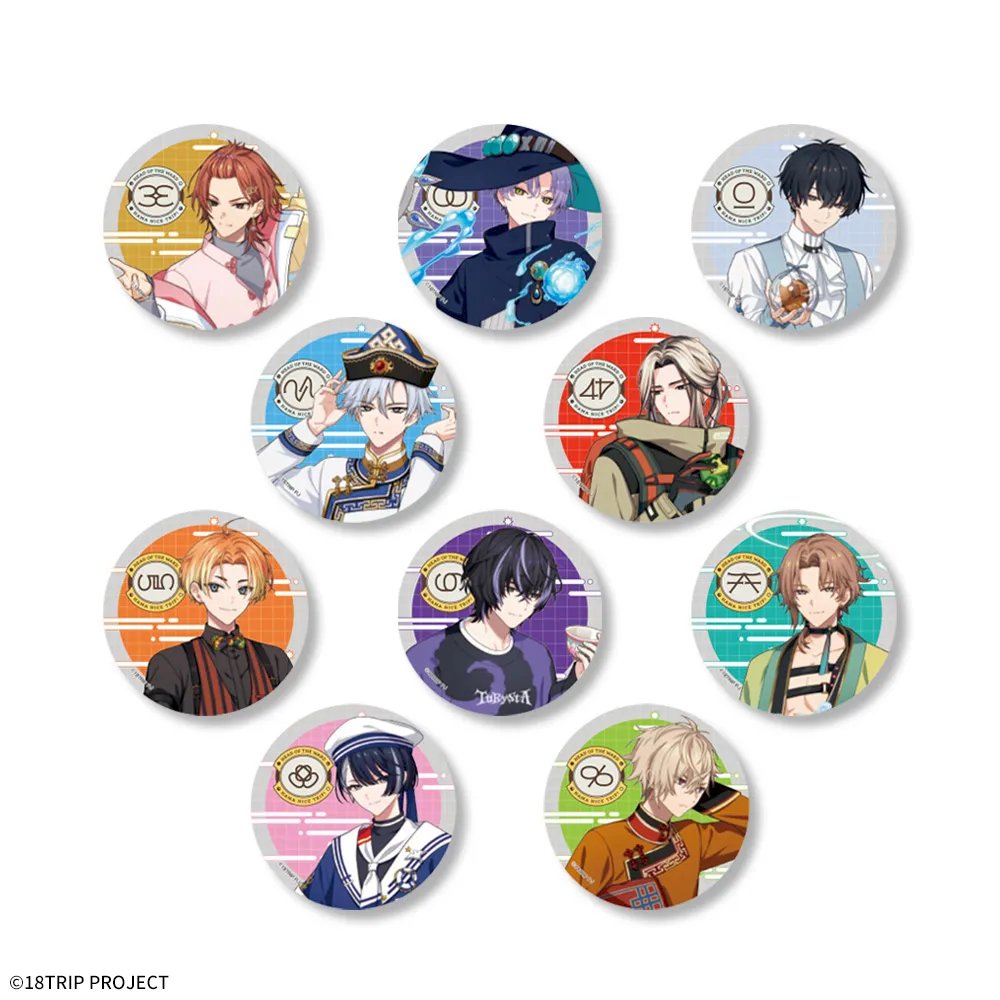 缶バッジ ファンミ エイトリ 來人 18TRIP