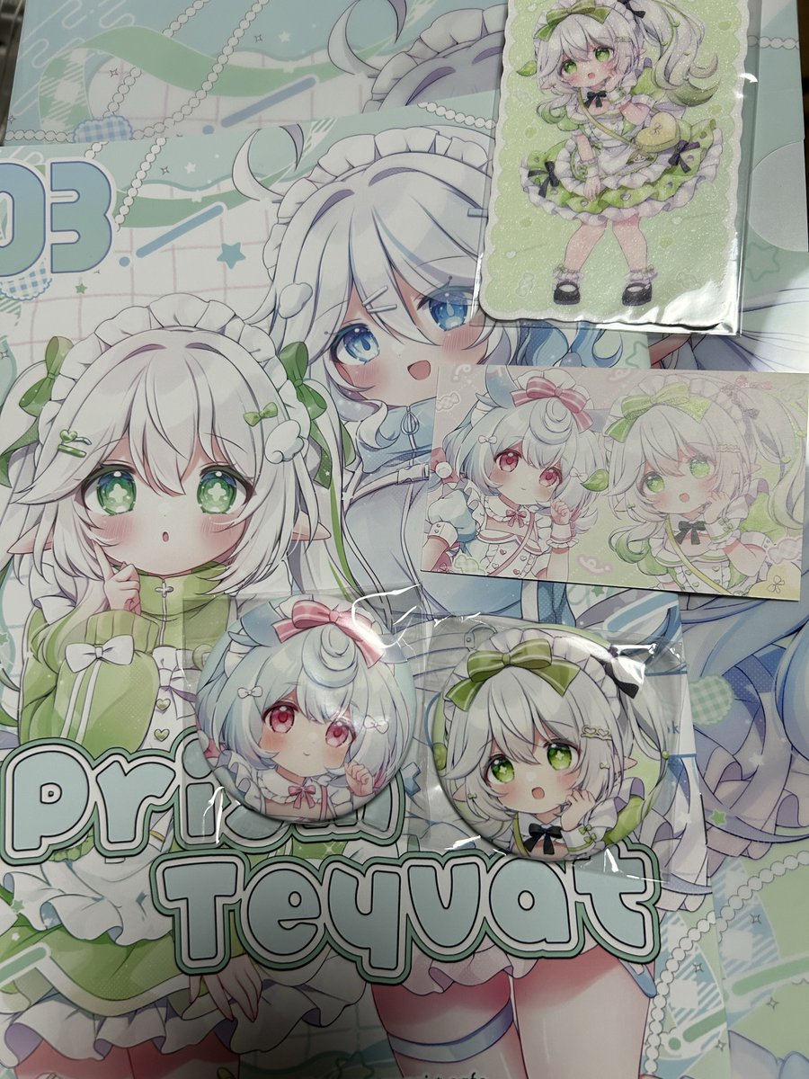 c107 続いて新刊単品でお迎えしたものの缶バッジとクリアファイルに惹