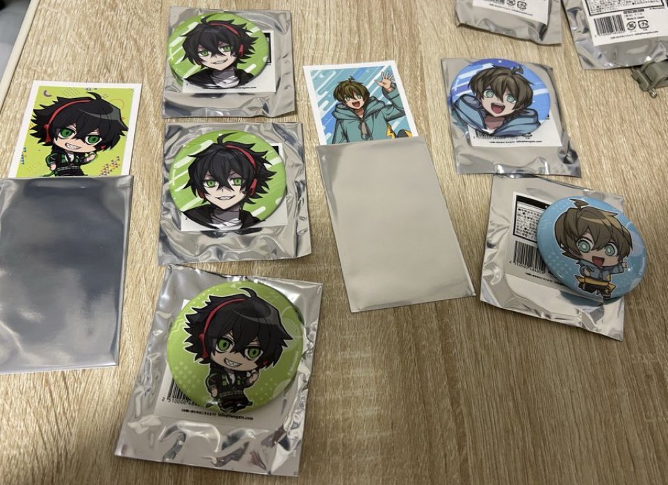 モノパス PUS 交換 缶バッジ チェキ風カード 譲）画像 求）缶バッチ