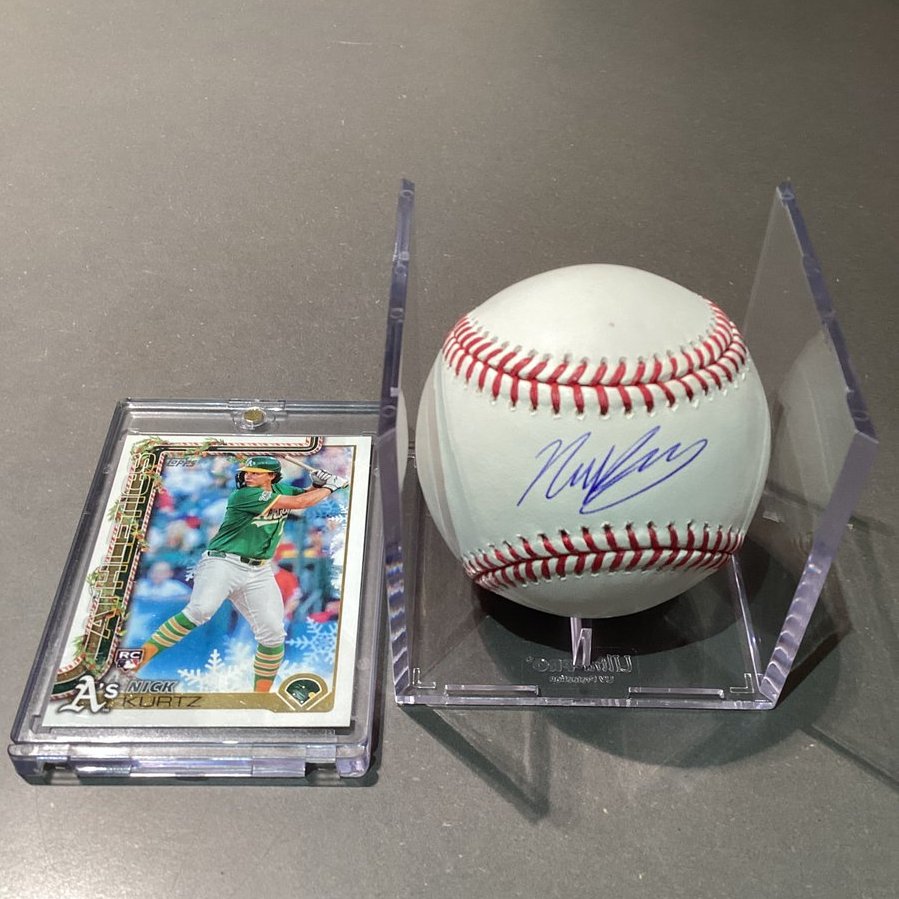 Nick Kurtz 選手の直筆サイン入りボール販売中です⚾️ 2025年のア