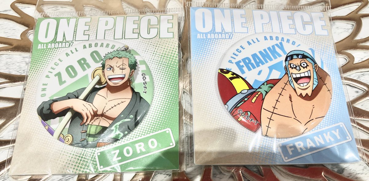 おすすめ商品】麦わらストア限定 ALL ABOARD! 缶バッジ ゾロ