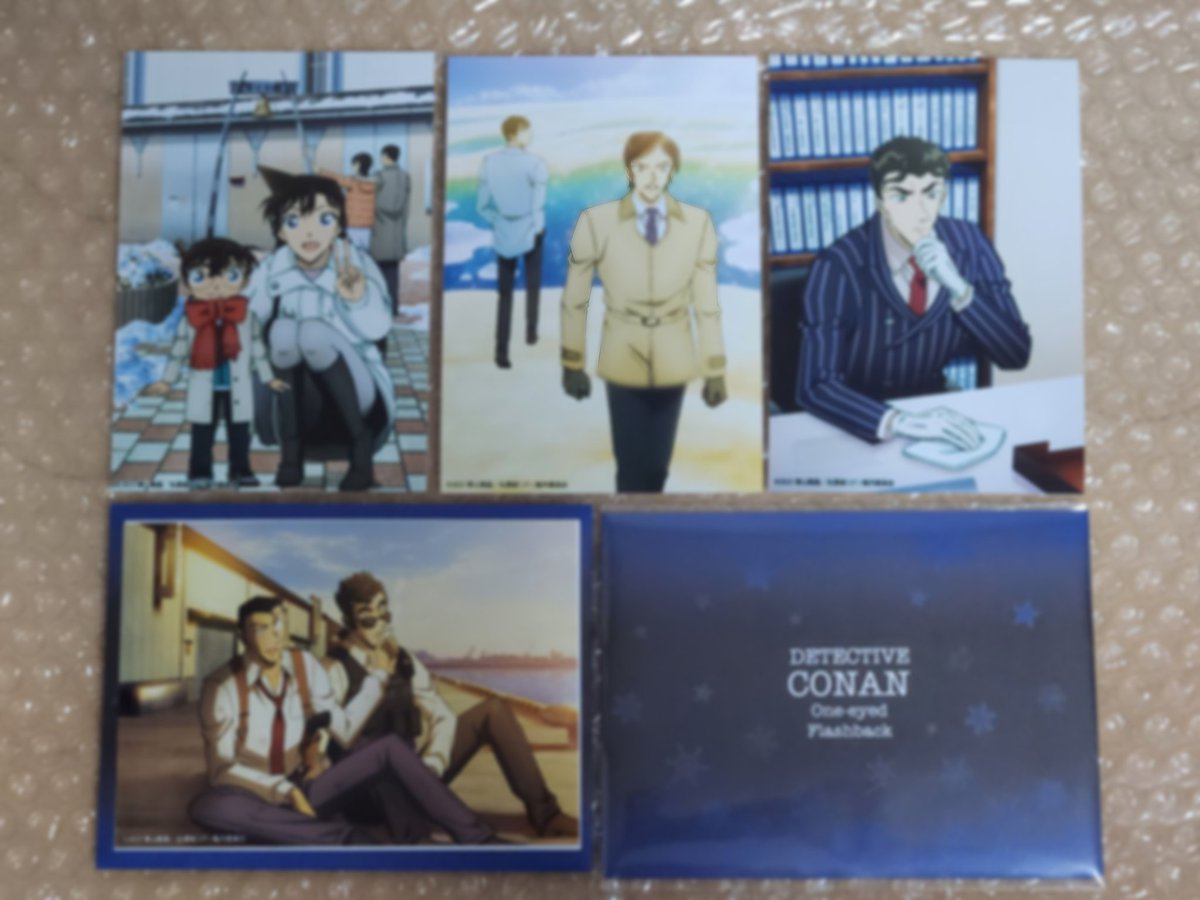 名探偵コナンコレクターズクラブの 隻眼の残像 ブロマイド届いた✨️