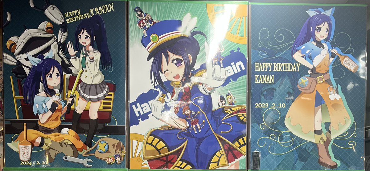 果南ちゃんお誕生日おめでとう〜🐬🐬 いっぱいの果南ちゃんと 一緒に