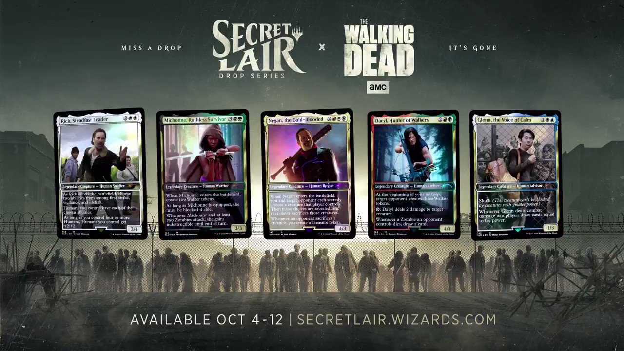 MTG SecretLair×THE WALKING DEAD 4個 MTG SecretLair×THE WALKING