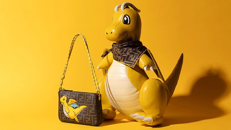 Pokemon_cojp's video Tweet FENDI x FRGMT x POKÉMON イエロー