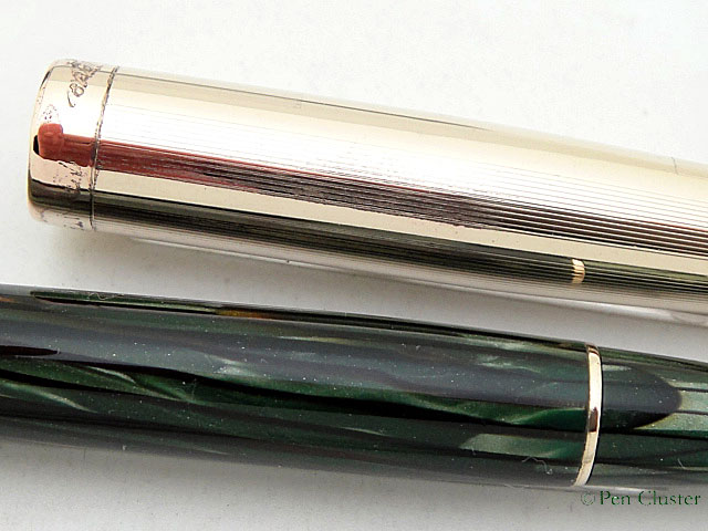 MONTBLANC モンブラン 万年筆 642 N グリーンストライプ 14金