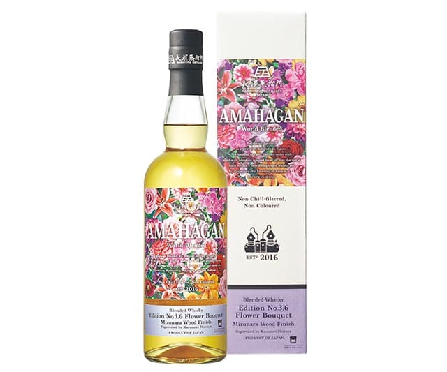 アマハガンブレンデッドウイスキーEdition Flower Bouquet アマハガン