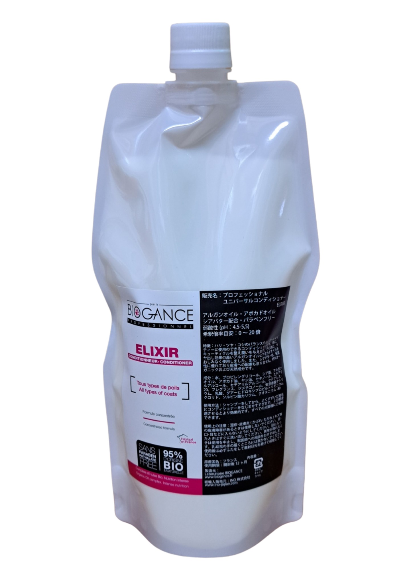 BIOGANCE プロフェッショナル ユニバーサル シャンプー ELIXIR 1L: 100