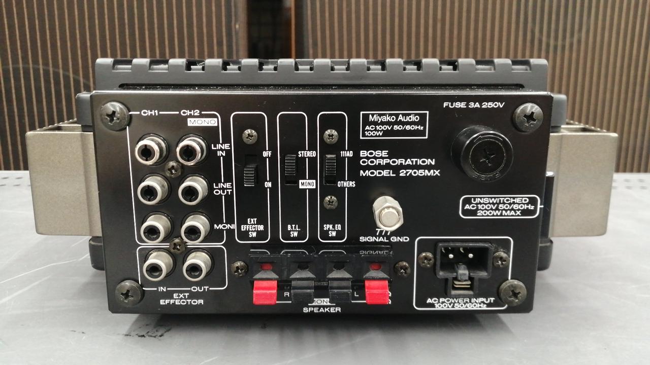希少 BOSE 2705MX パワーミキシングアンプ 動作品 美品 希少 BOSE