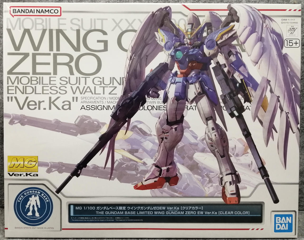 MG 1/100 ウィングガンダム ゼロ EW ver.Ka クリアカラー MG 1/100