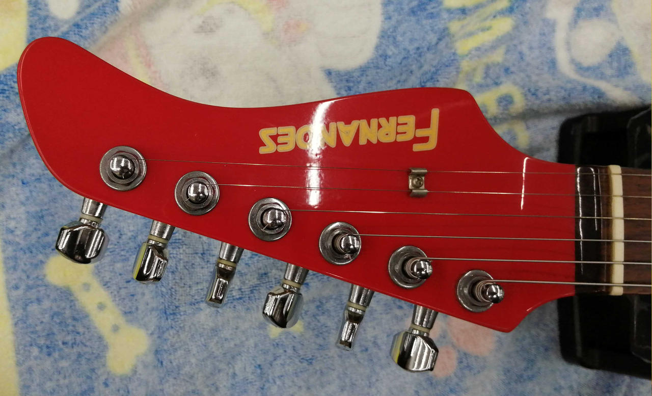 FERNANDES エレキギター 塗装欠けあり SSH仕様 ギグバッグ付き