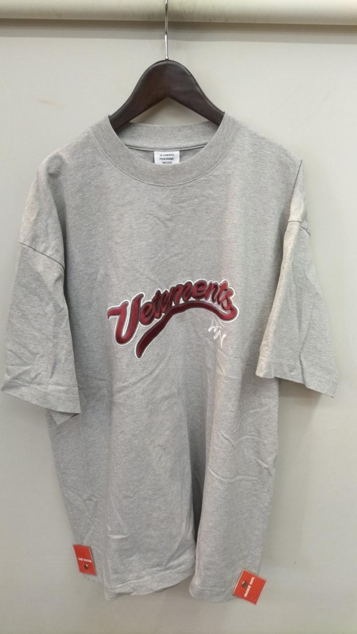 Vetements baseball刺繍Tシャツ ヴェトモン VETEMENTS ベースボール