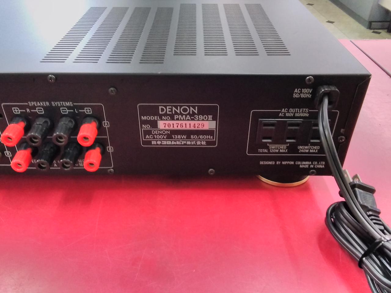 整備済 DENON デノン プリメインアンプ PMA-390Ⅱ取説付 【公式通販】