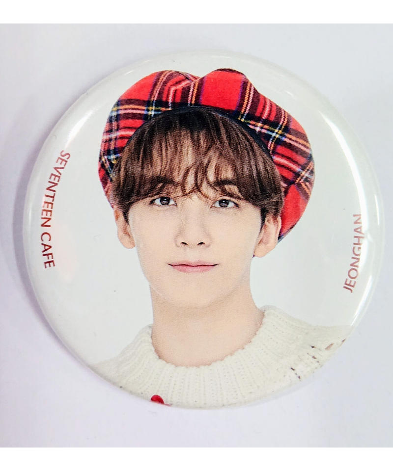 seventeen cafe in seoul 缶バッジ ジョンハン ジョンハン 缶バッチ