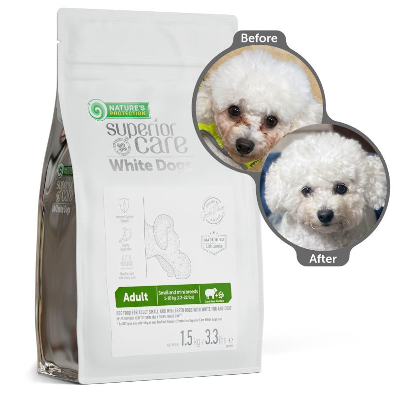Nature's Protection Superior Care White Dogs Lamb & Rice Dog Food