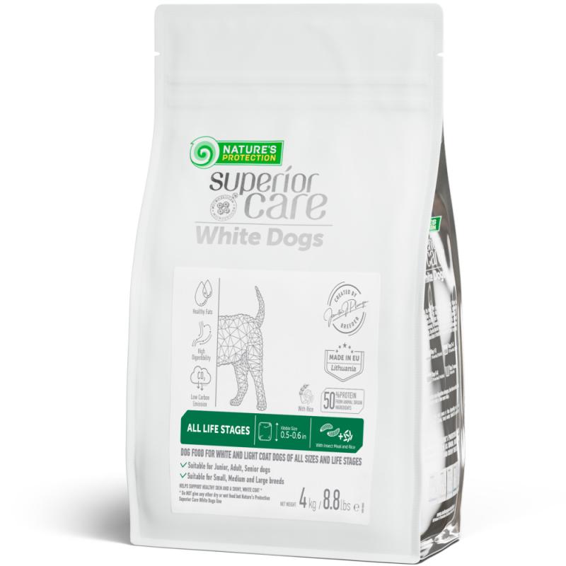 Nature's Protection Superior Care White Dogs Insect & Rice Dog