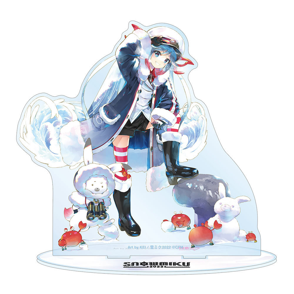 雪ミク MIKU 2022 B4パブミラー 初音ミク KEI グッズ]SNOW MIKU 2022