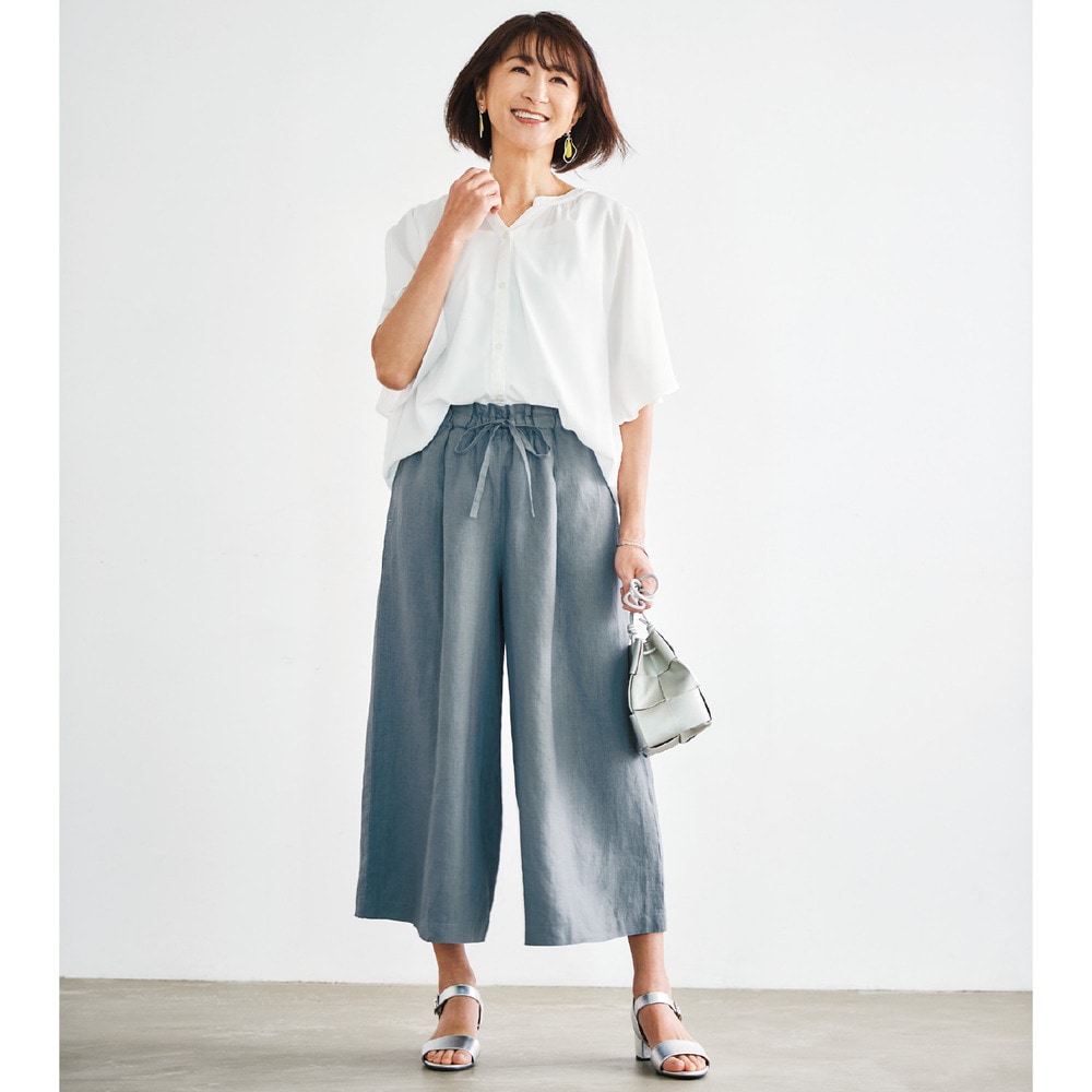 レモン 0013 TO BE CHIC トゥービーシック ガウチョパンツ レモン 0013