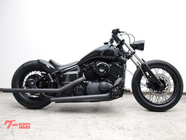 002）ドラッグスター400 VH01J 取り外し 純正タンク 凹みなし 黒 002