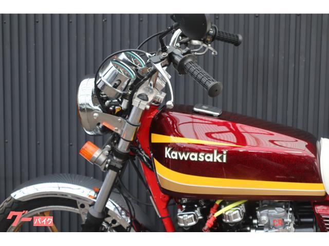 h*e様 Kawasaki Z400FX用 水野板金工業所 メッキ製 蛍付きツイ
