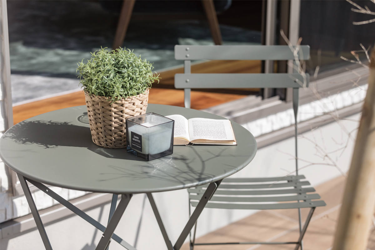 ビストロ ラウンドテーブル 60 ローズマリー - ガーデンファニチャー