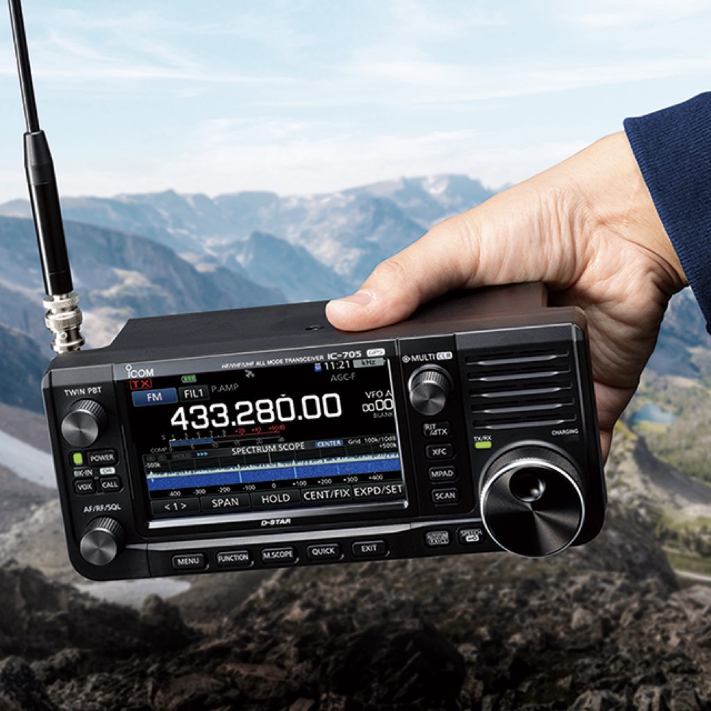 Icom IC-705 HF/VHF/UHF SDR QRP Transceiver - PileupDX.com