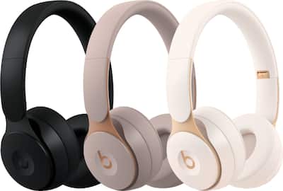 Beats Solo Pro Wireless Noise Cancelling On Ear Headphones Gray