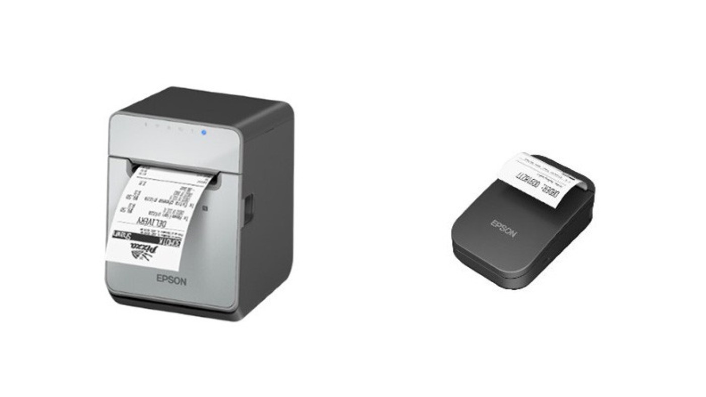 エプソン、環境に配慮した台紙なしラベル対応レシートプリンター「TM