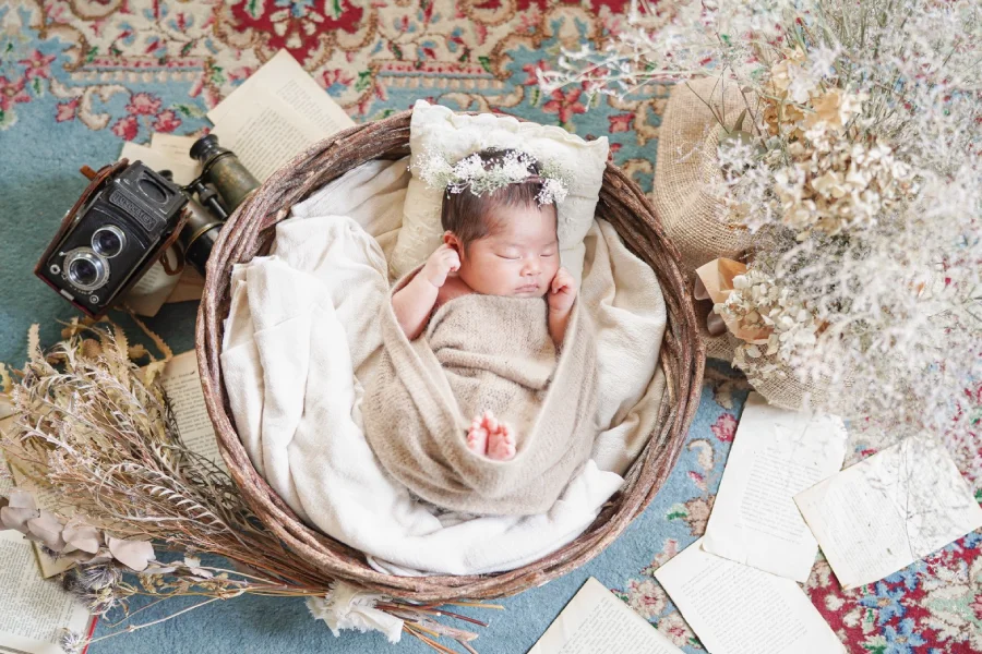 ✨壁紙 ニューボーン 写真撮影 スタジオ ポリエステル250x180cm
