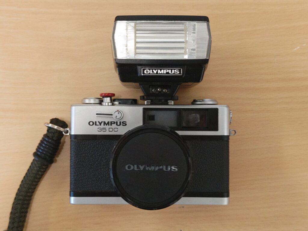 中古品 オリンパス35DC カメラ kako 220フラッシュ 中古品 オリンパス