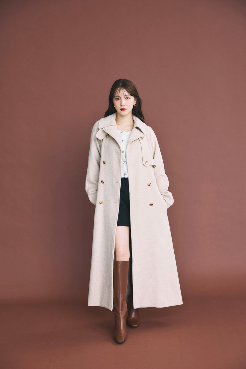MANY WAYウールロングトレンチコート – poláura OFFICIAL ONLINE STORE