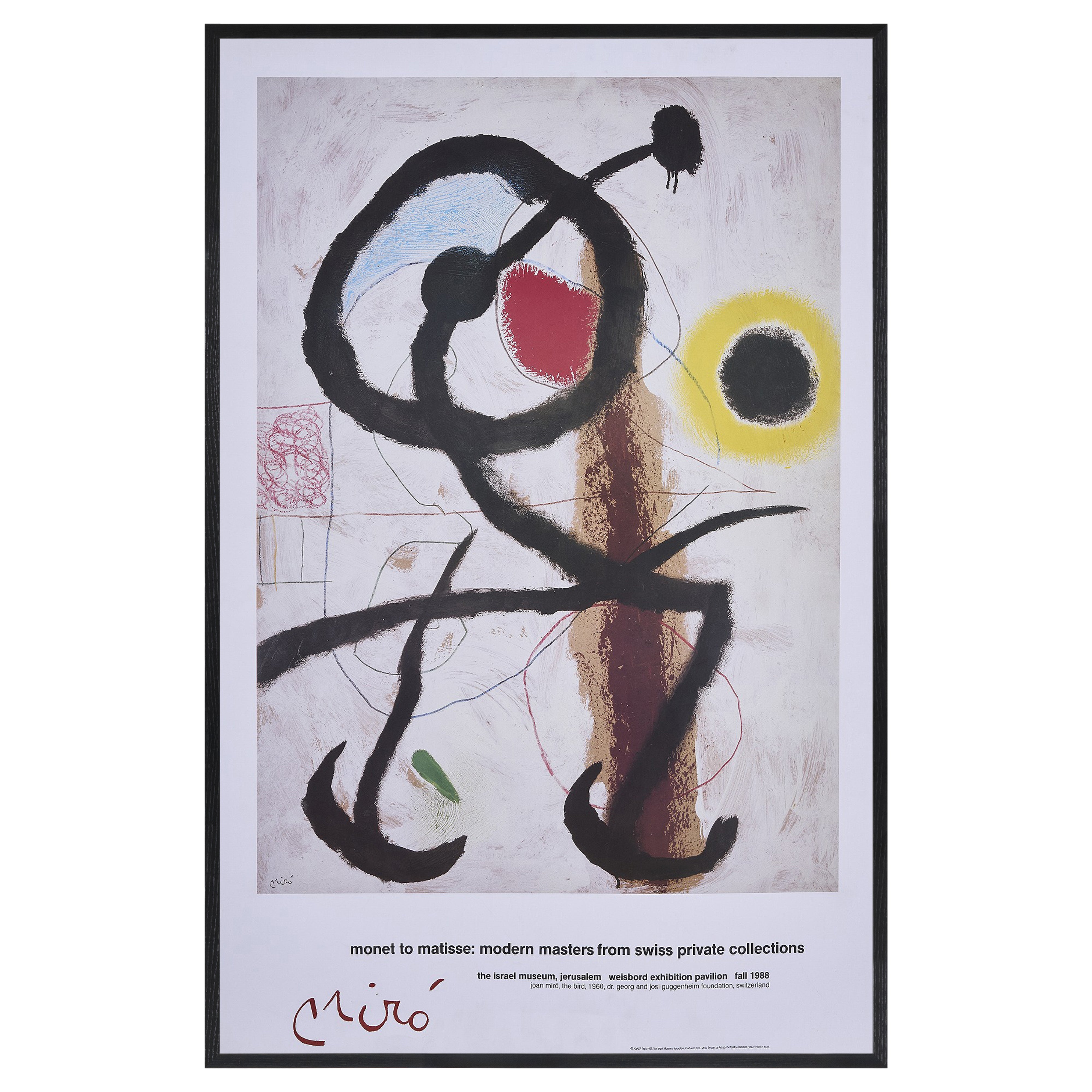Joan Miro、ジョアン・ミロ【DANSEUSE ESPAGNOLE】 Joan Miro