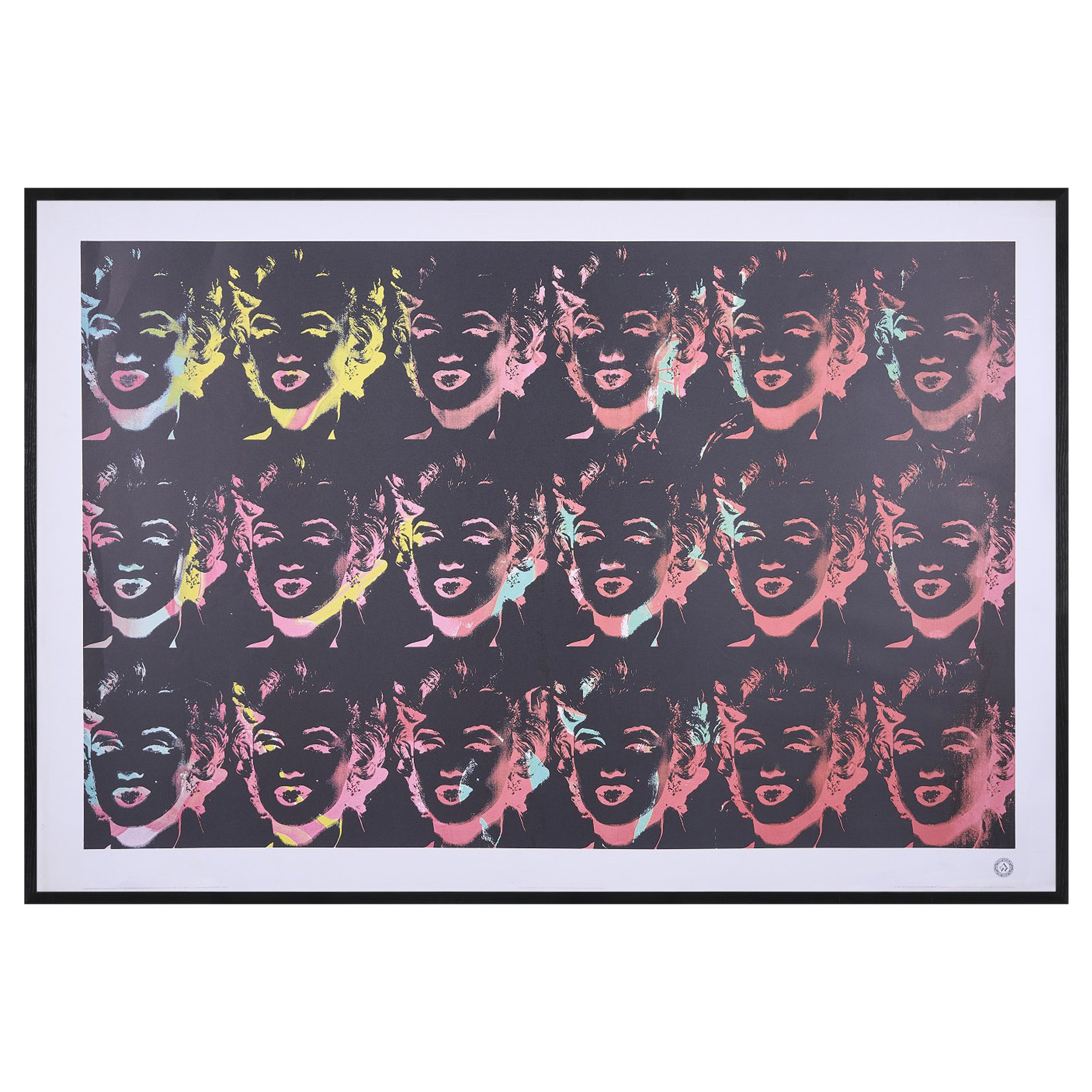 超希少 1989年】アンディーウォーホル ブラックマミー 約98×68cm 超
