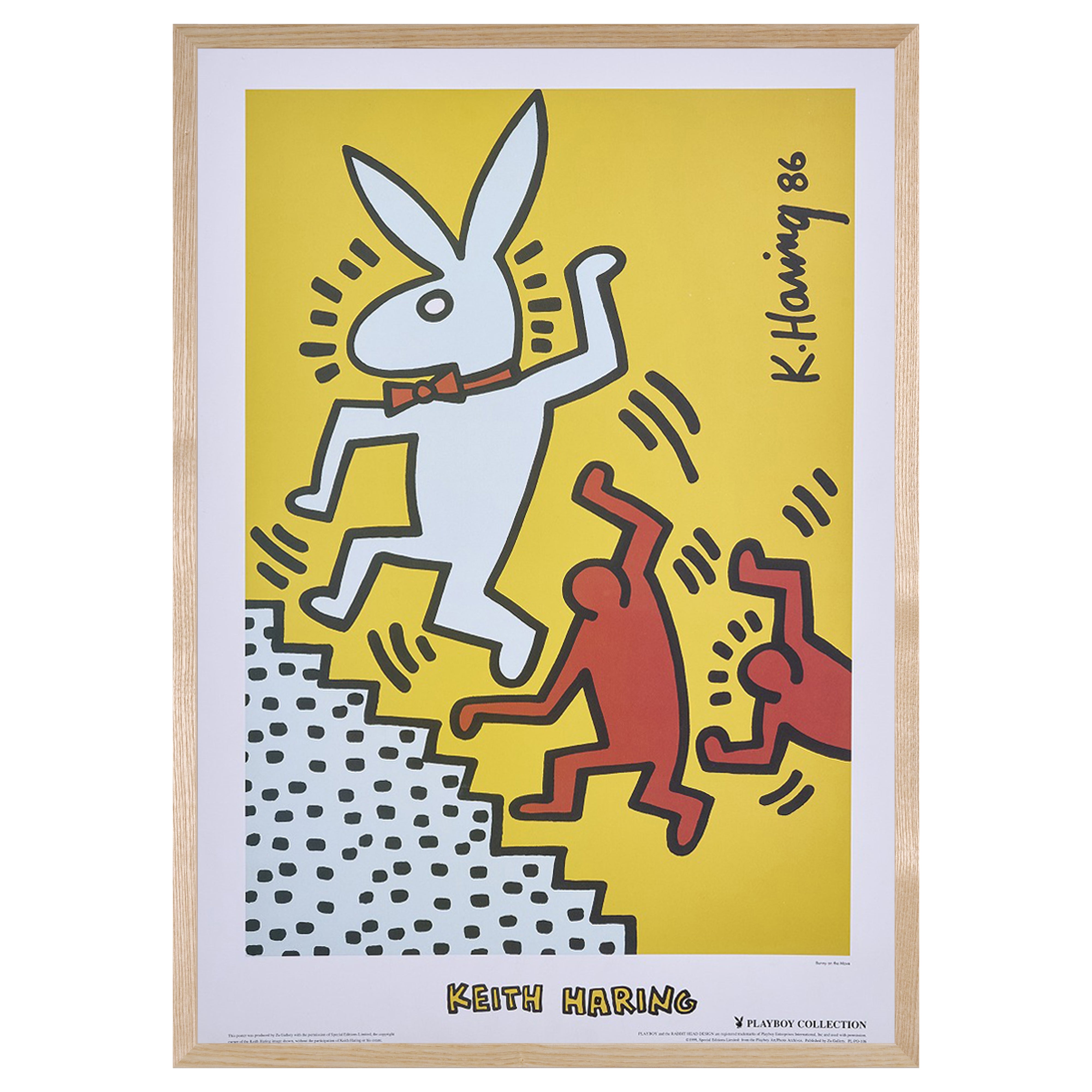 限定10枚】Bunny on the Move 1986 - Za Gellery 1999 / キース・へ
