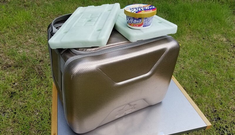 夏キャンプでアイスは食べられる？ロゴス「ハイパー氷点下クーラー