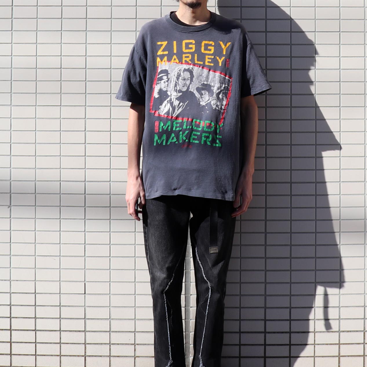 POST JUNK / 80's ZIGGY MARLEY AND THE MELODY MAKERS T-Shirt Made