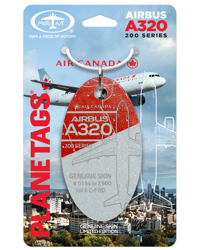 Air Canada® A320®- C-FTJO – MotoArt PlaneTags