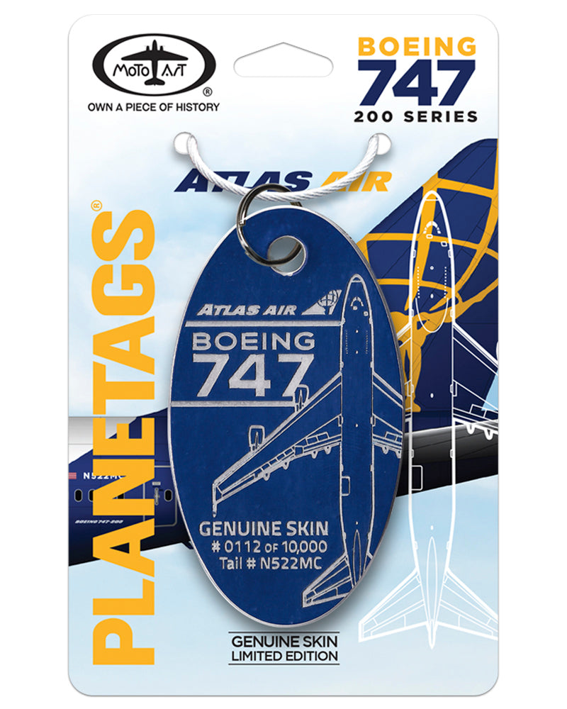 新品未使用 Planetags アトラス航空 B747-200SF N522MC
